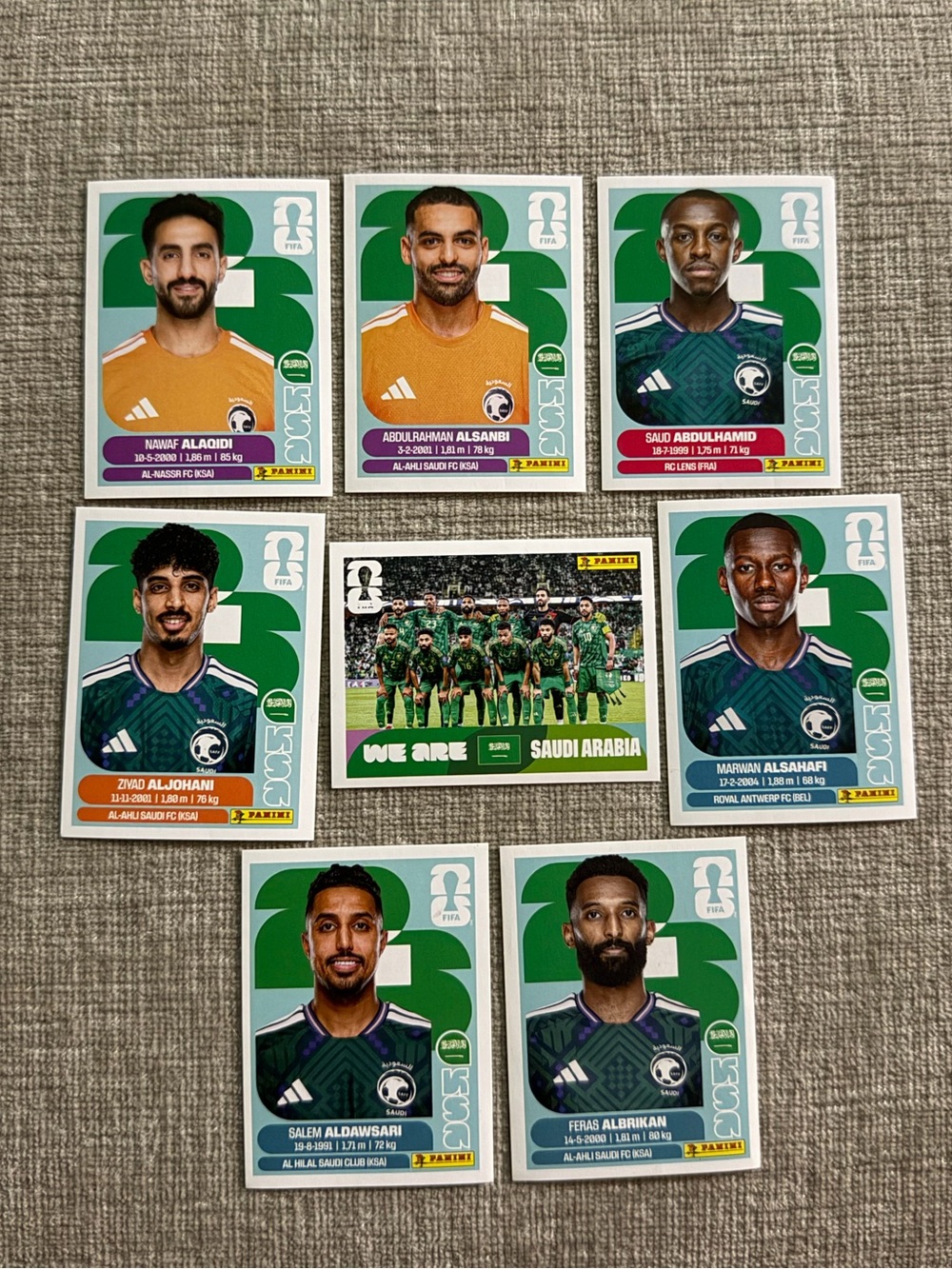 Saudi Arabia FIFA Stickers